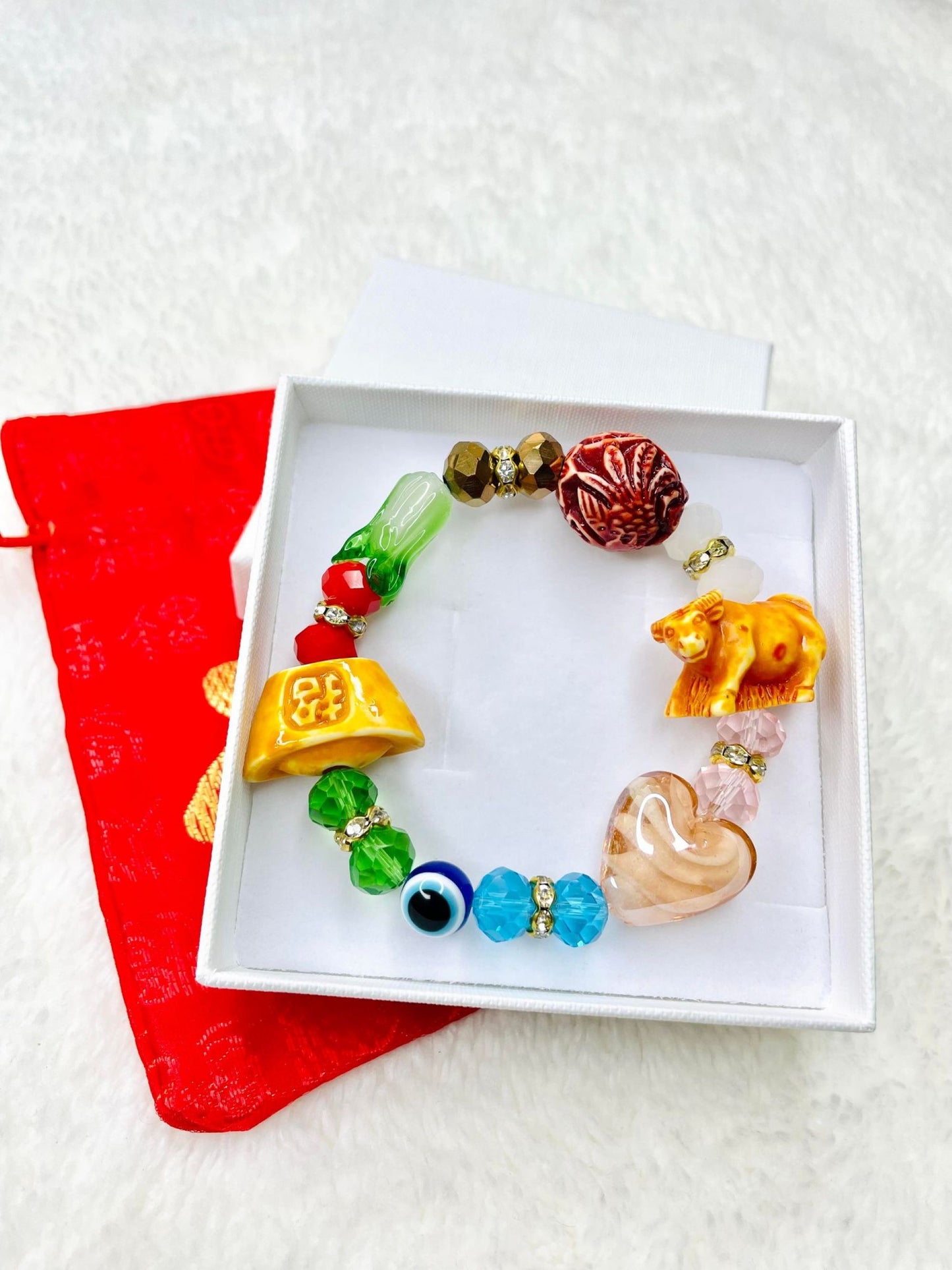 All in one Lucky Charm Zodiac Bracelet - January to December