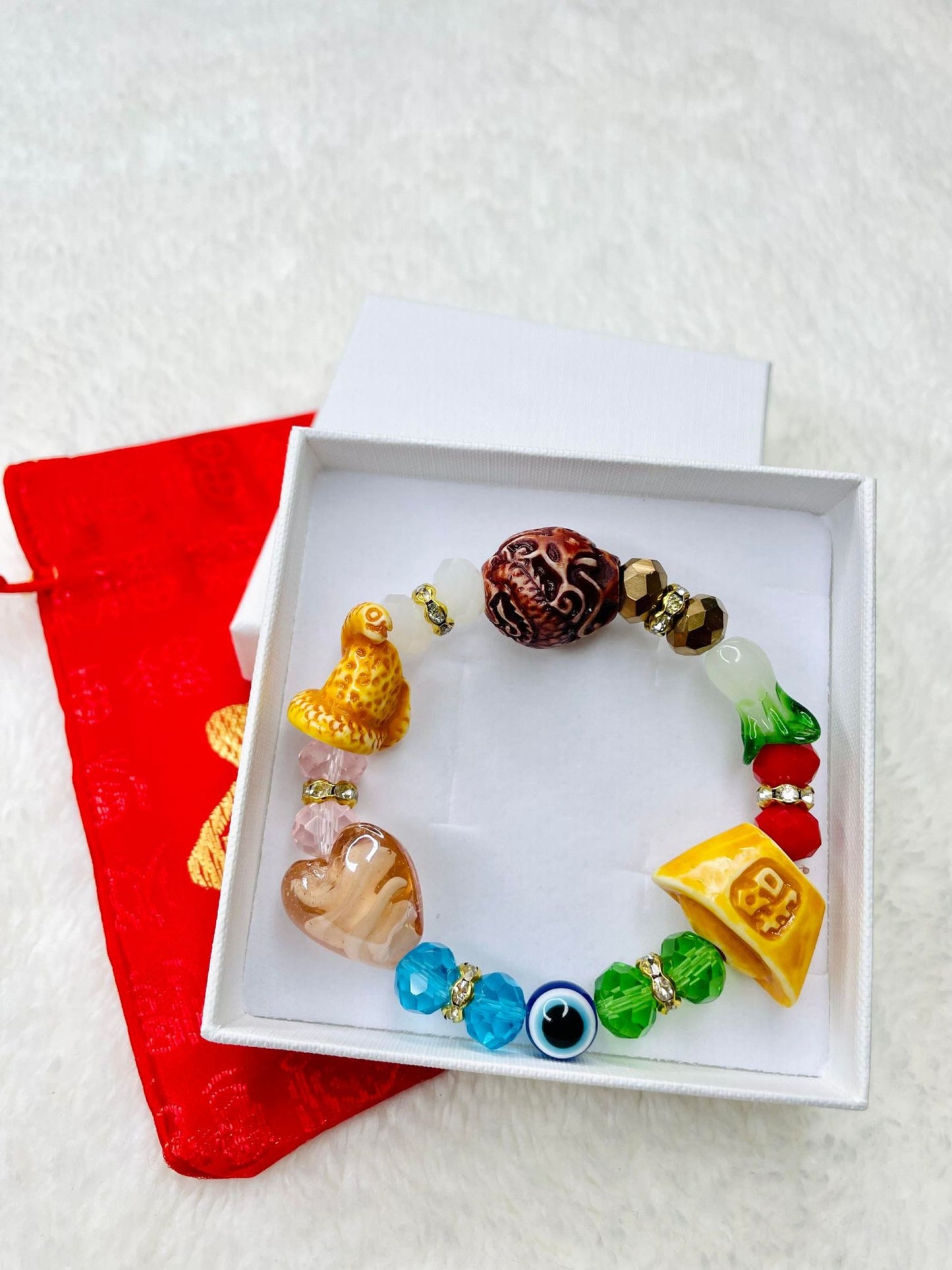 All in one Lucky Charm Zodiac Bracelet - January to December