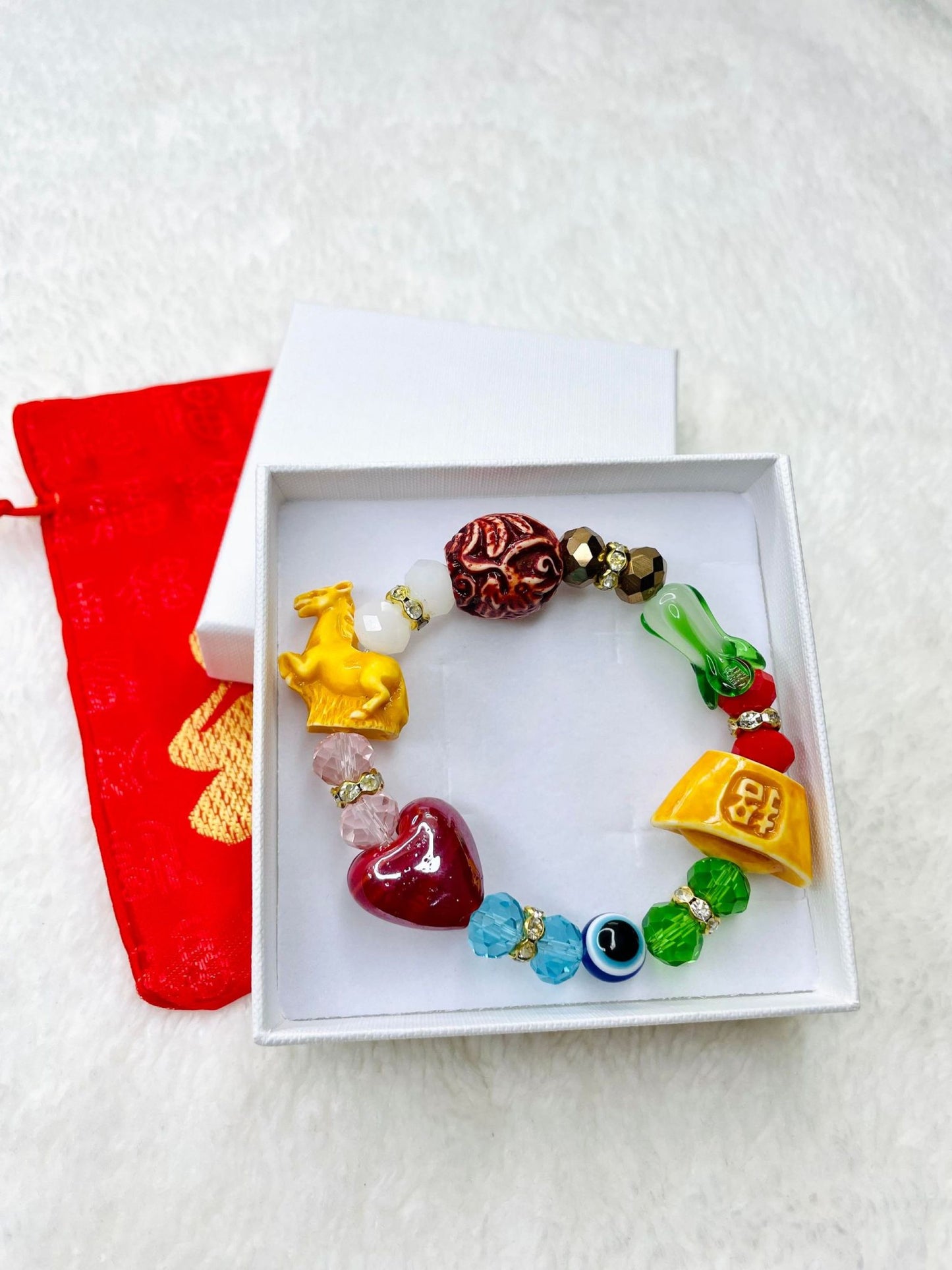 All in one Lucky Charm Zodiac Bracelet - January to December